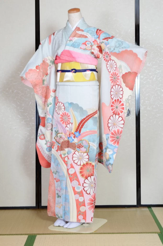 Furisode Kimono FK1-558 Dress Form