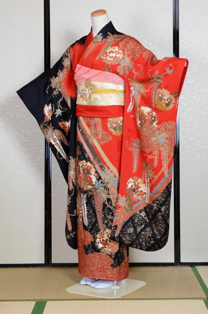 Furisode Kimono FK1-752 Dress Form