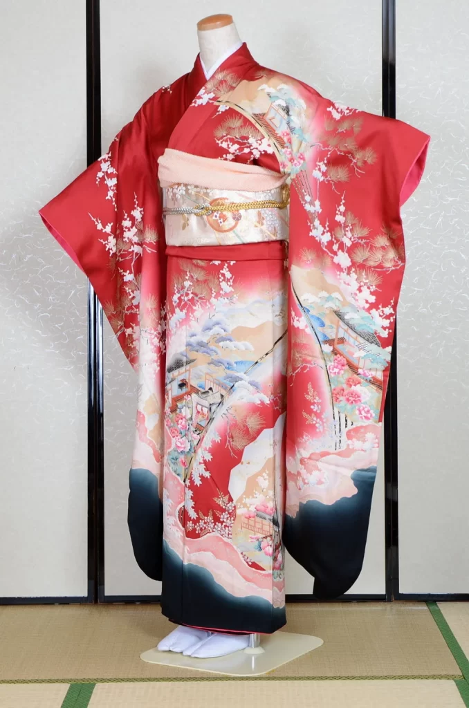 Furisode Kimono FK1-718 Dress Form