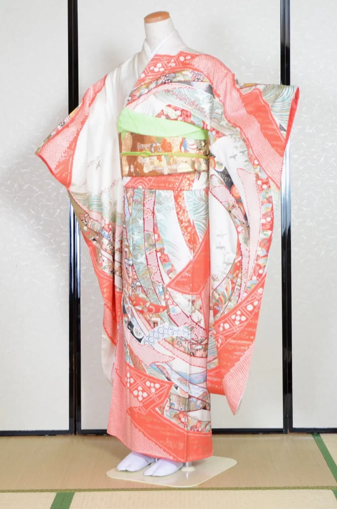 Furisode Kimono FK1-719 Dress Form