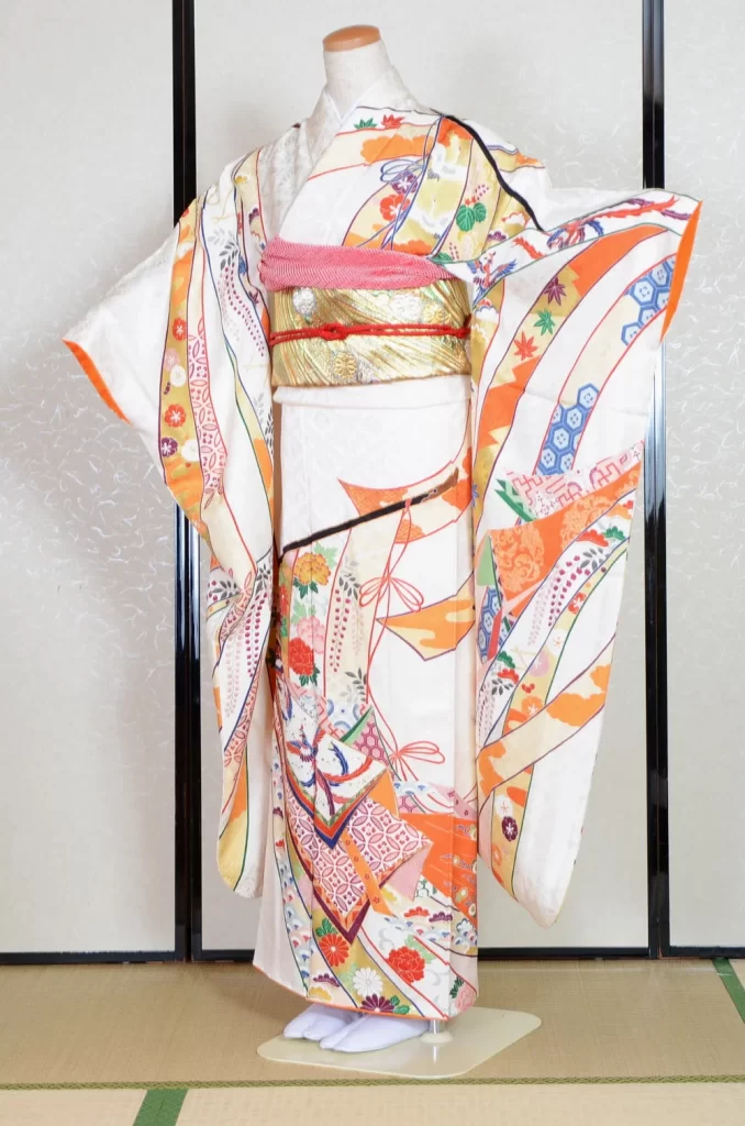 Furisode Kimono FK1-726 Dress Form