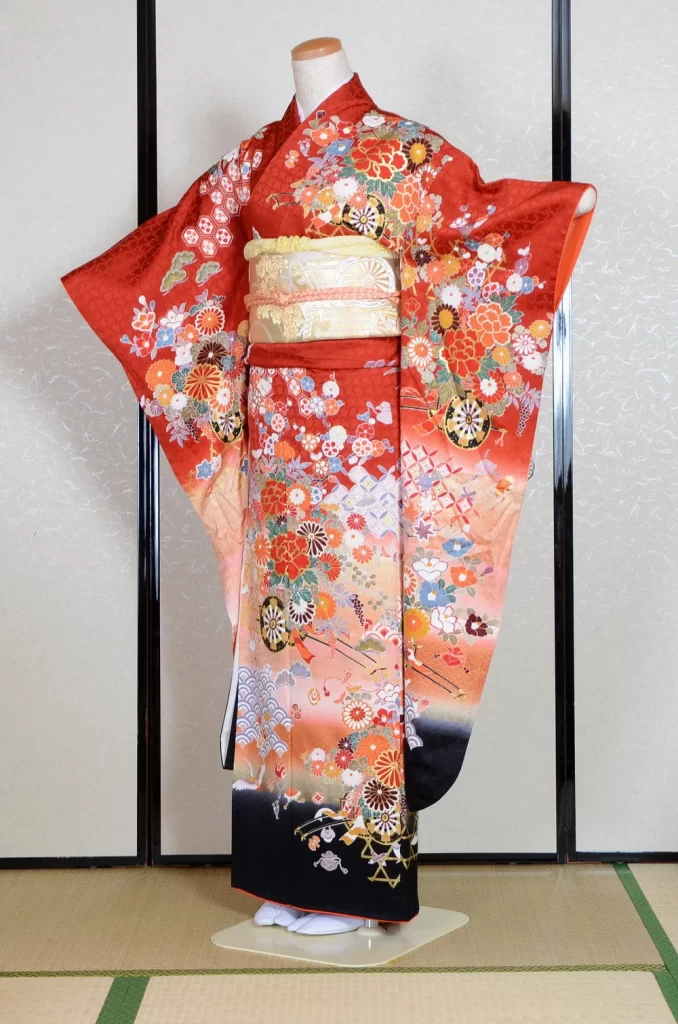Furisode Kimono FK1-733 Dress Form