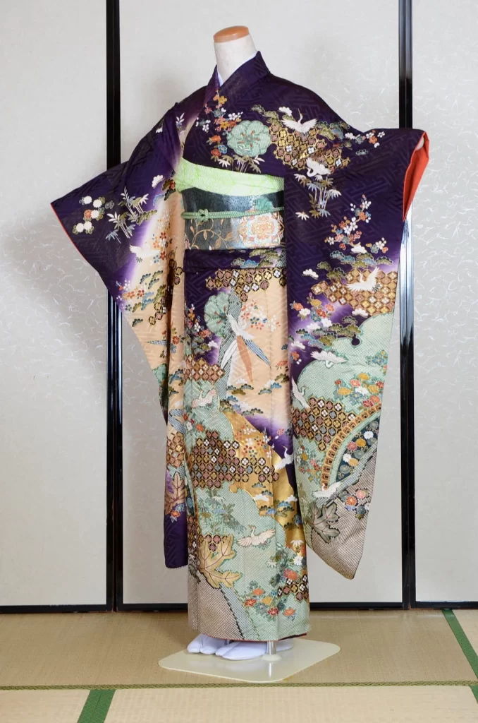 Furisode Kimono FK1-738 Dress Form