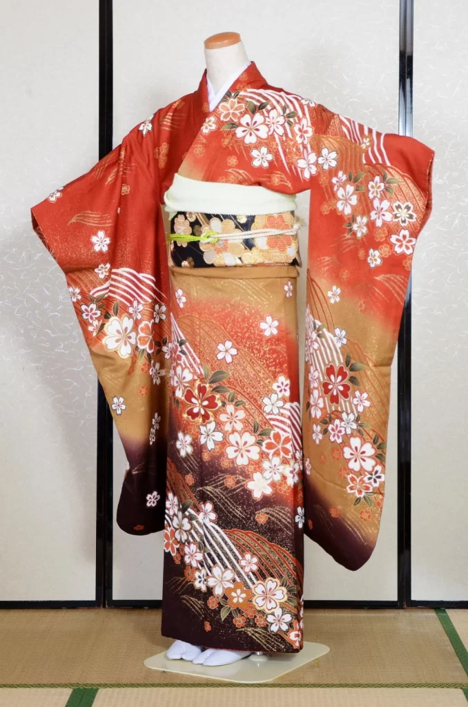 Furisode Kimono FK2-207 Dress Form
