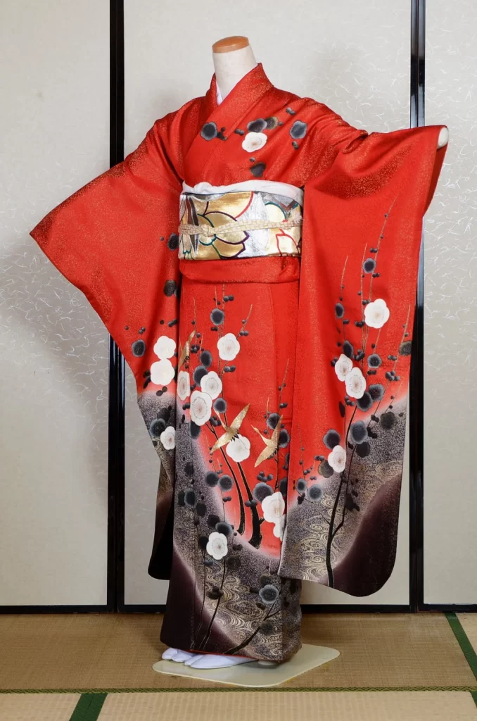 Furisode Kimono FK2-245 Dress Form