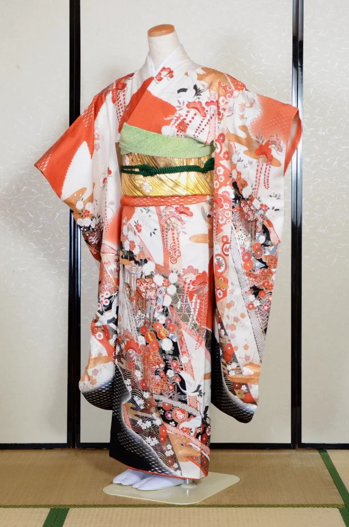 Furisode Kimono FK2-289 Dress Form