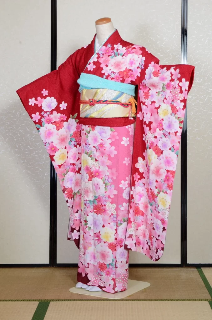 Furisode Kimono FK2-313 Dress Form