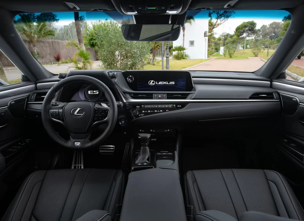 Lexus ES Interior Car Photography