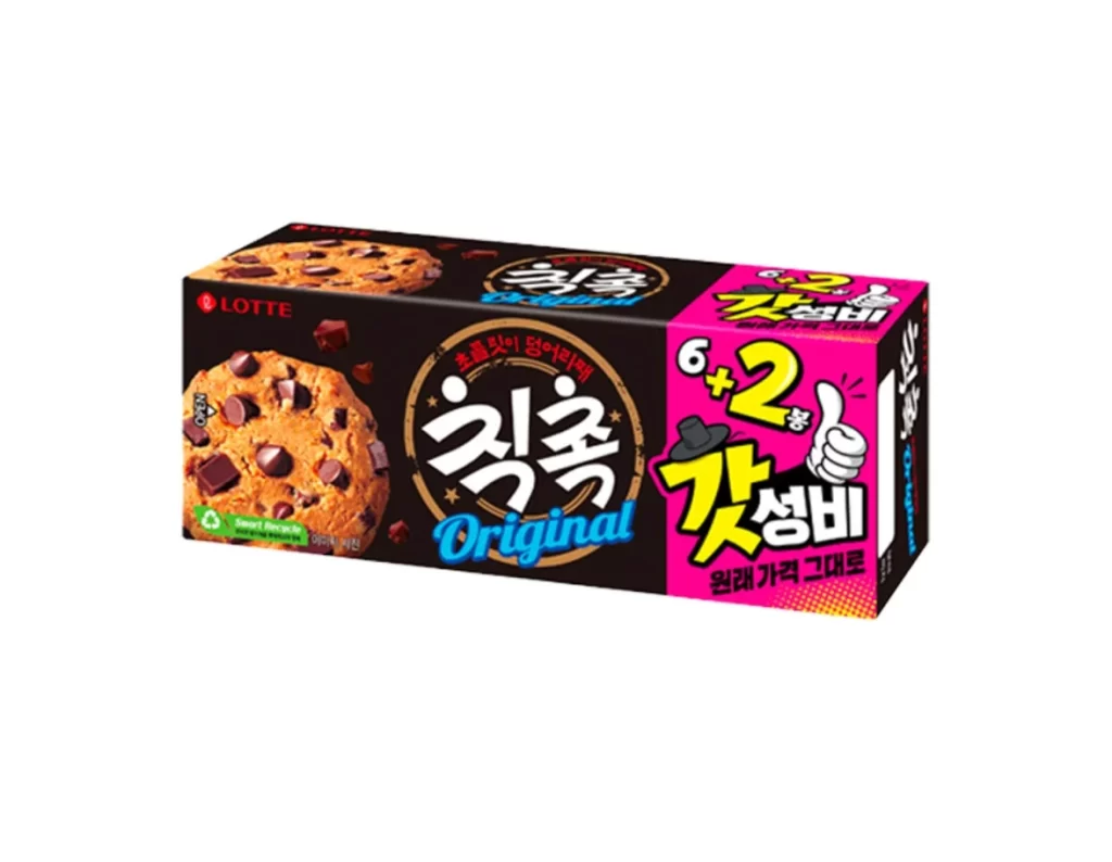 Lotte Chic Choc Cookie Packaging
