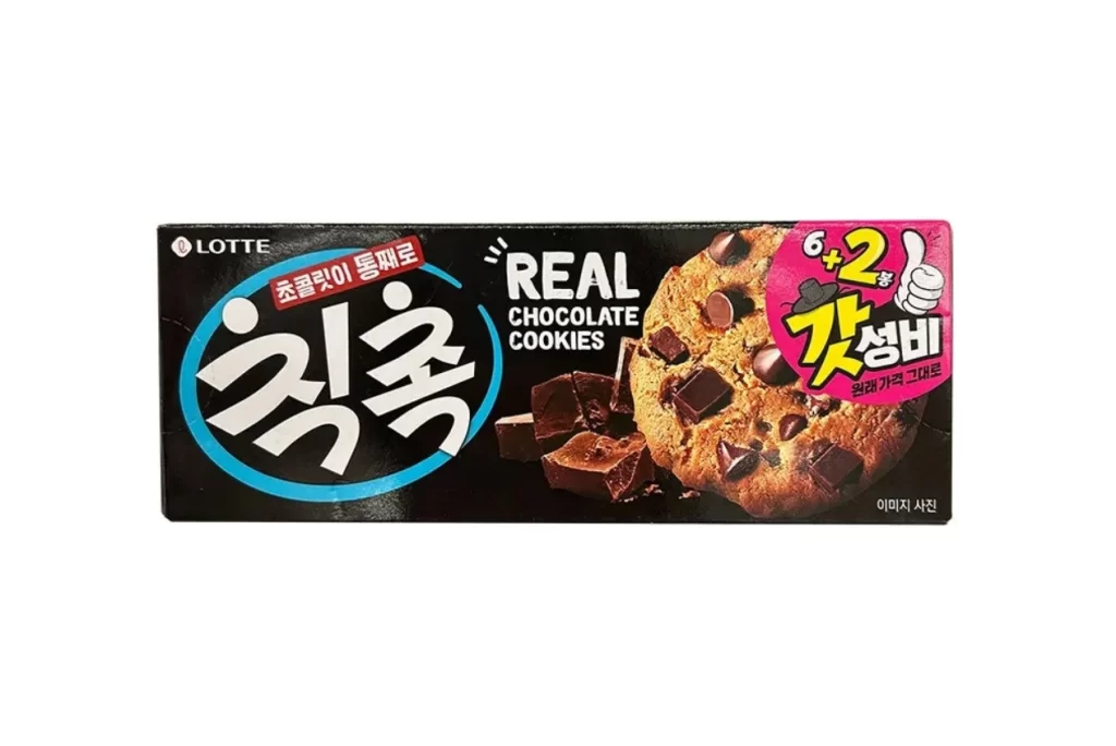 Lotte Chic Choc Cookie Packaging