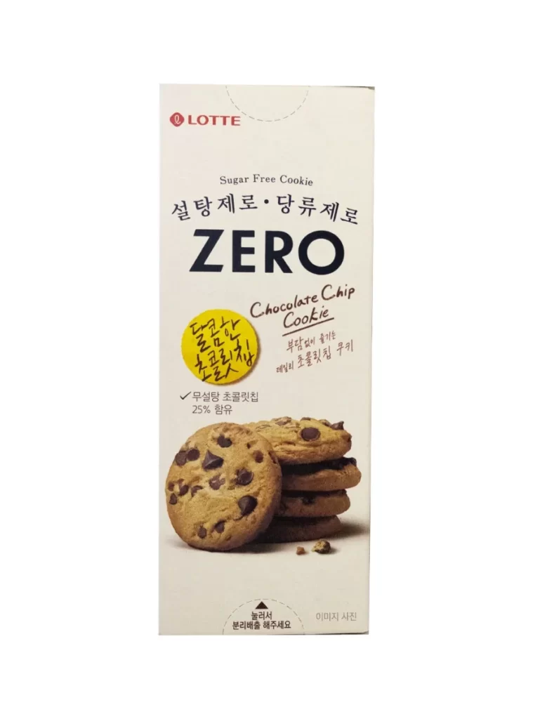 Lotte Choco Chip Cookie Zero Packaging