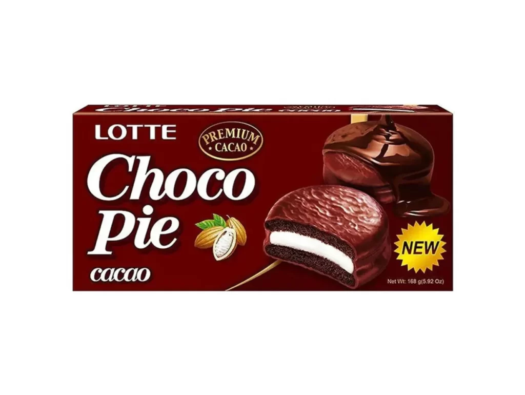 Lotte Choco Pie Cacao Packaging