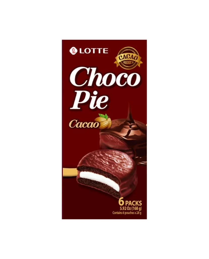 Lotte Choco Pie Cacao Packaging
