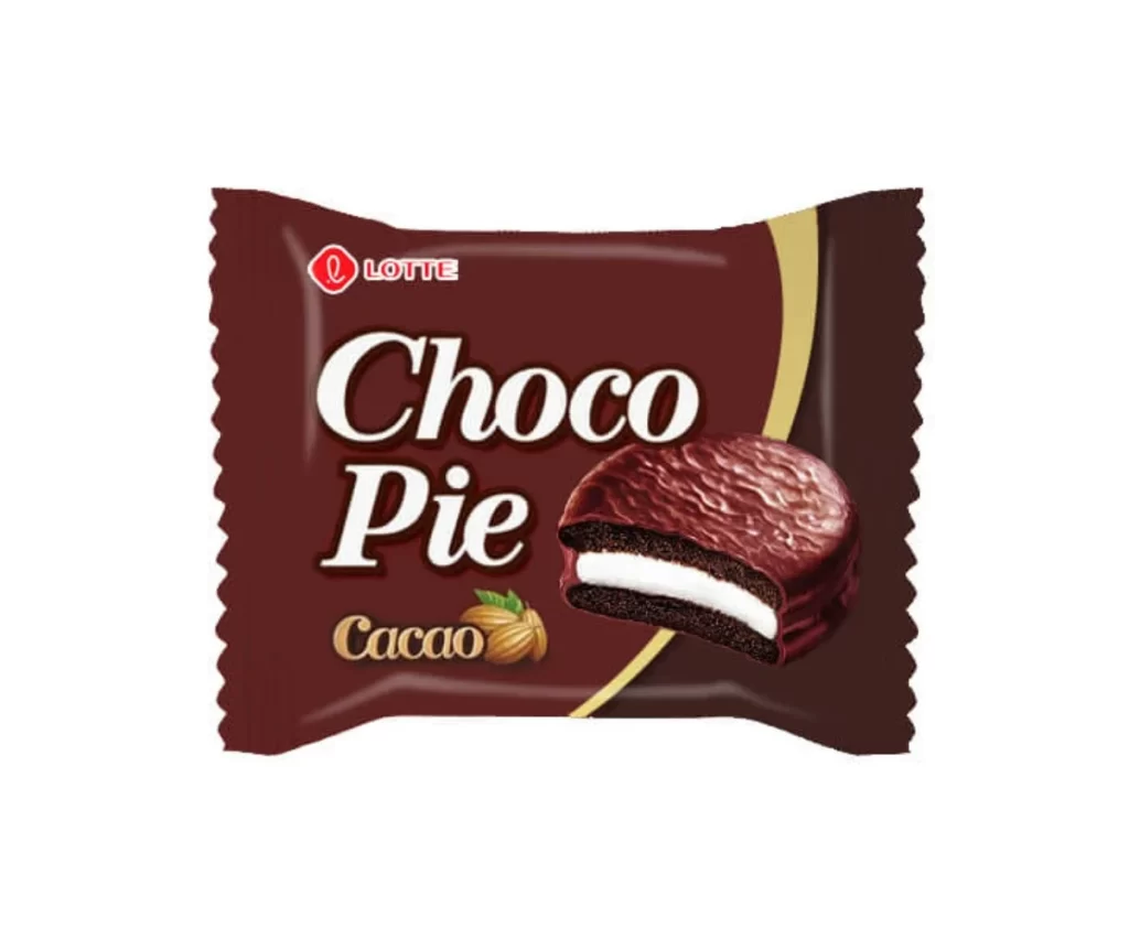 Lotte Choco Pie Cacao Packaging