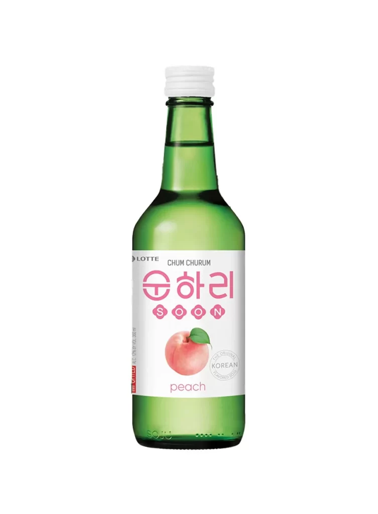 Lotte Chum Churum Peach Soju Packaging