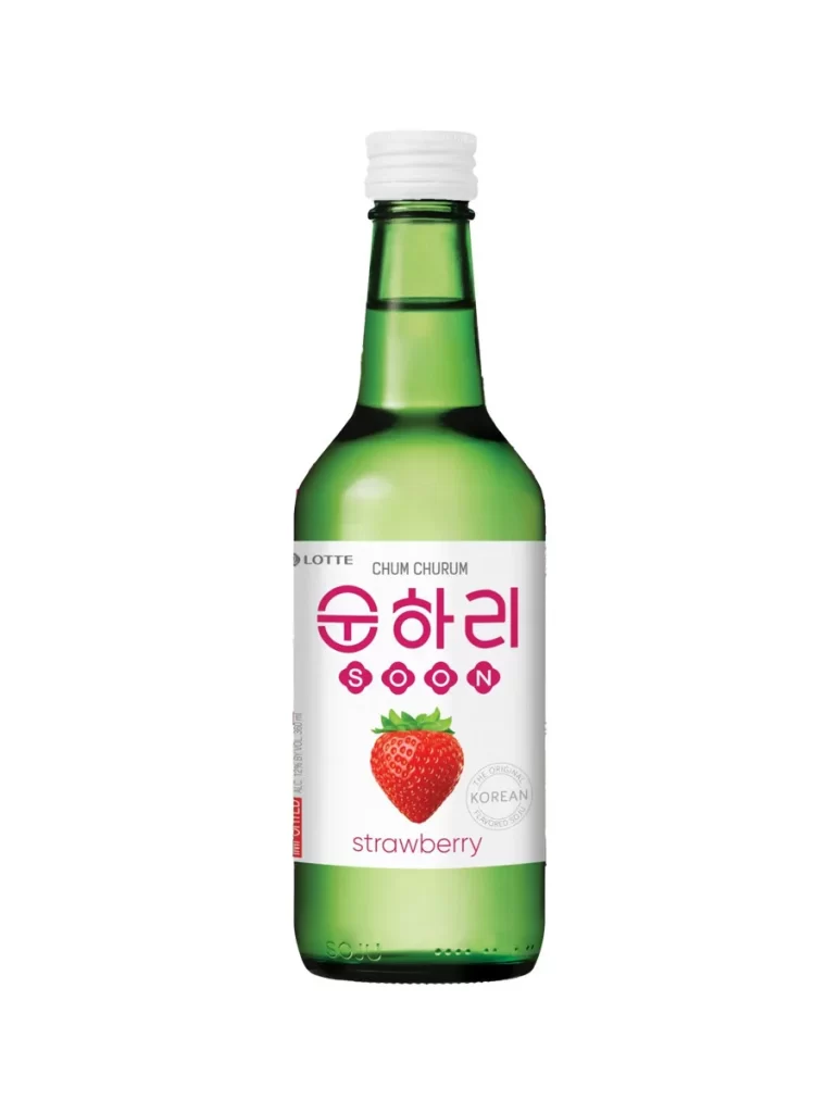 Lotte Chum Churum Strawberry Soju Packaging