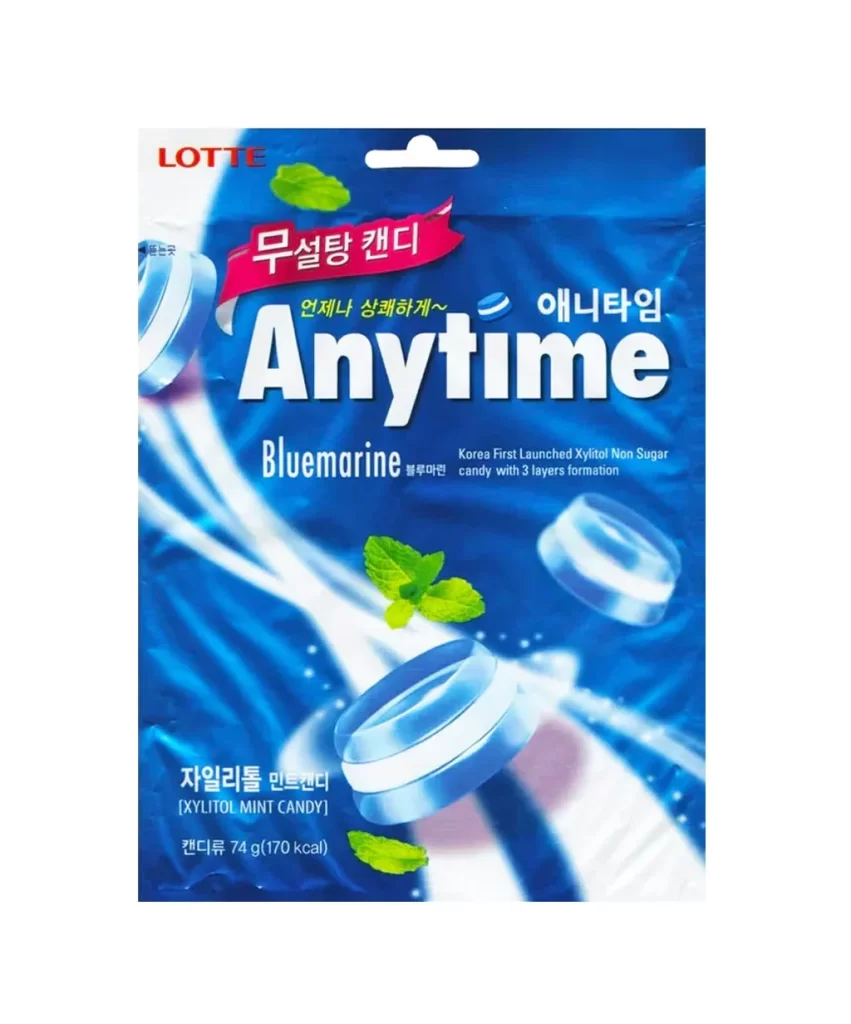 LOTTE Anytime Bluemarine Packaging