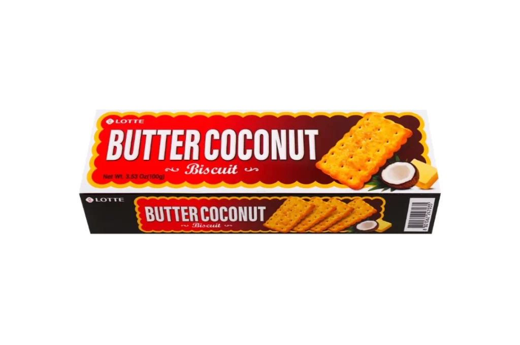 LOTTE BUTTER COCONUT Packaging