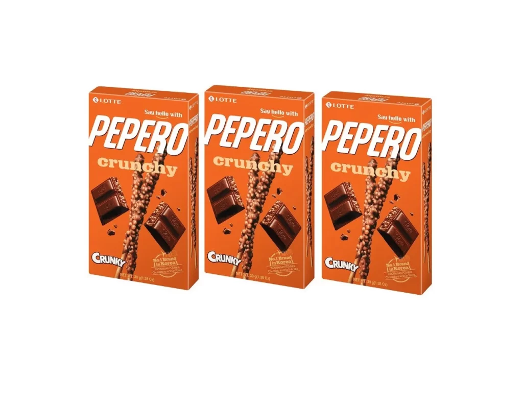 LOTTE PEPERO crunchy Packaging