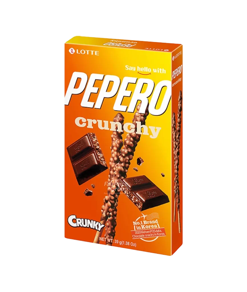 LOTTE PEPERO crunchy Packaging