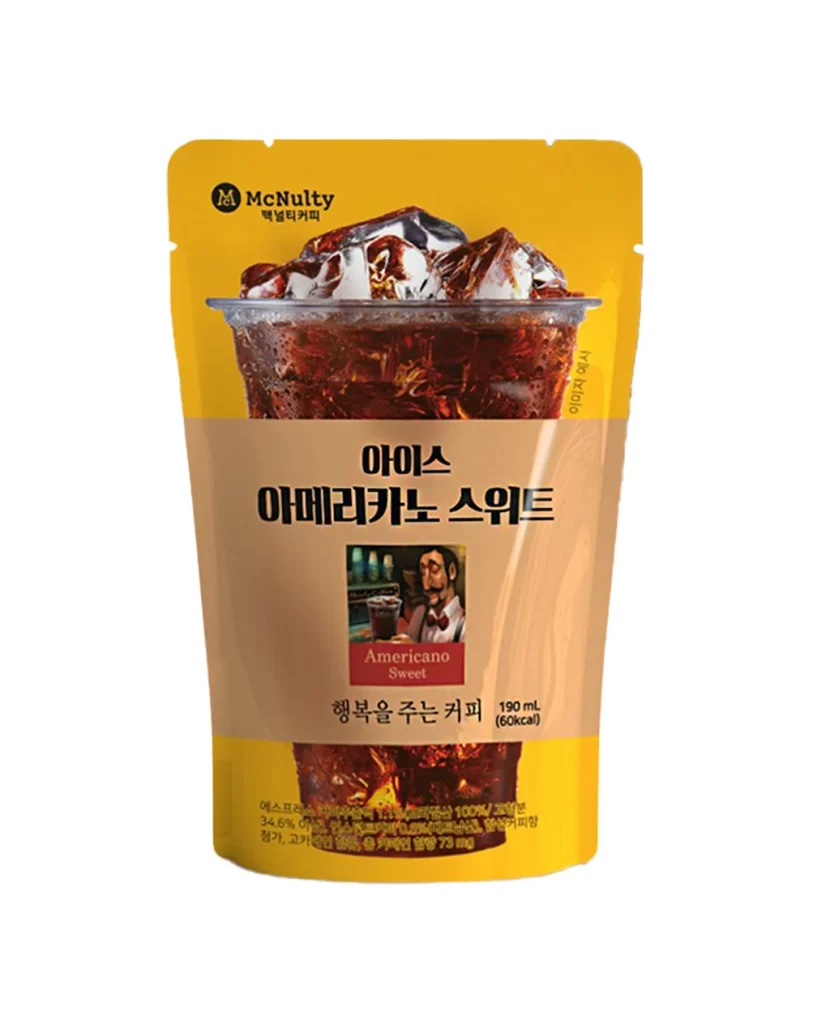 McNulty Sweet Americano Coffee Packaging