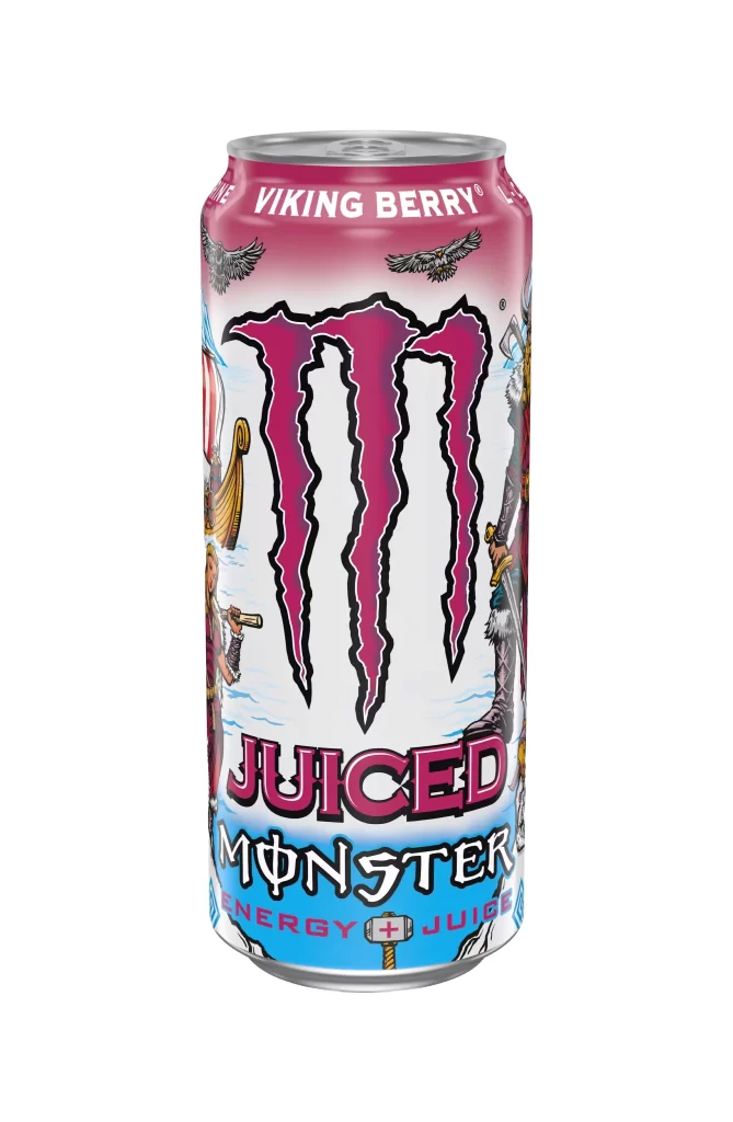 Monster Viking Berry Juiced Energy Drink Packaging