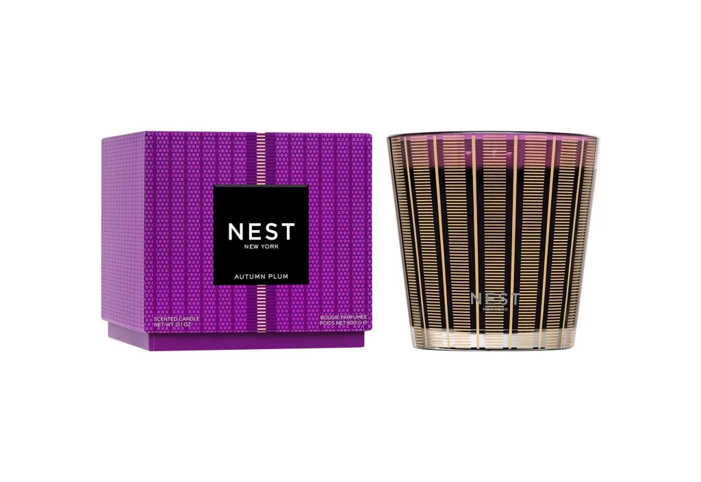 Nest New York Autumn Plum 3-Wick Candle Packaging