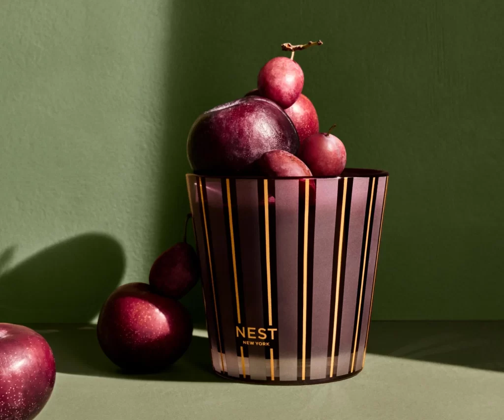 Nest New York Autumn Plum 3-Wick Candle Packaging