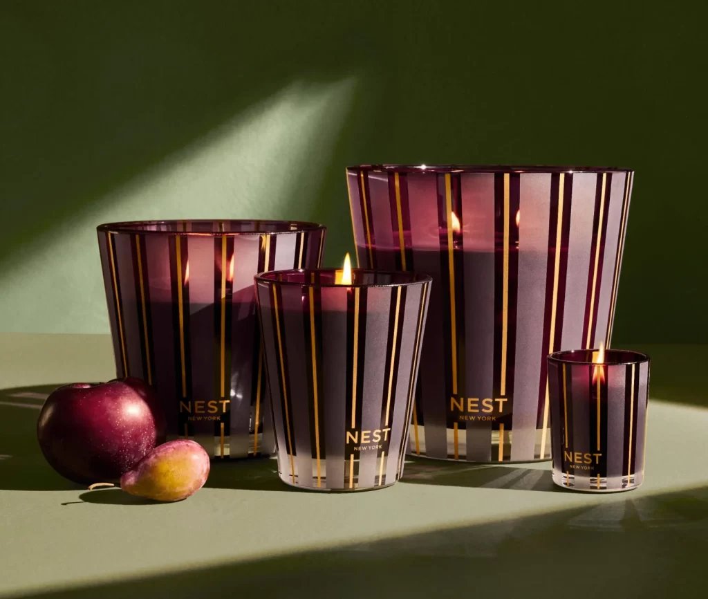 Nest New York Autumn Plum 3-Wick Candle Packaging