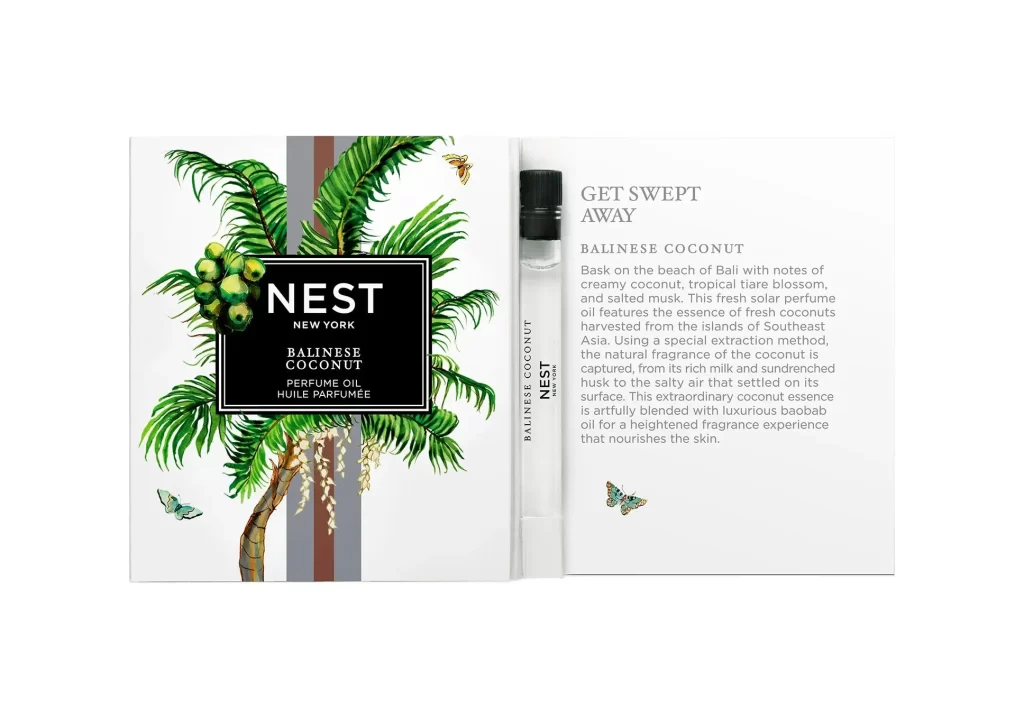 Nest New York Balinese Coconut Perfume Oil Packaging