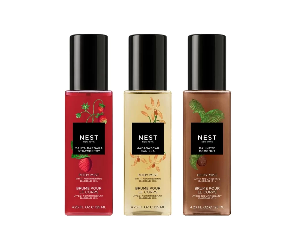 Nest New York Best Sellers Body Mist Packaging