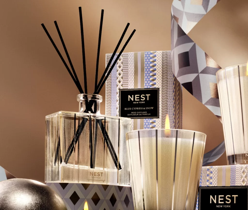 Nest New York Blue Cypress Snow Diffuser Packaging