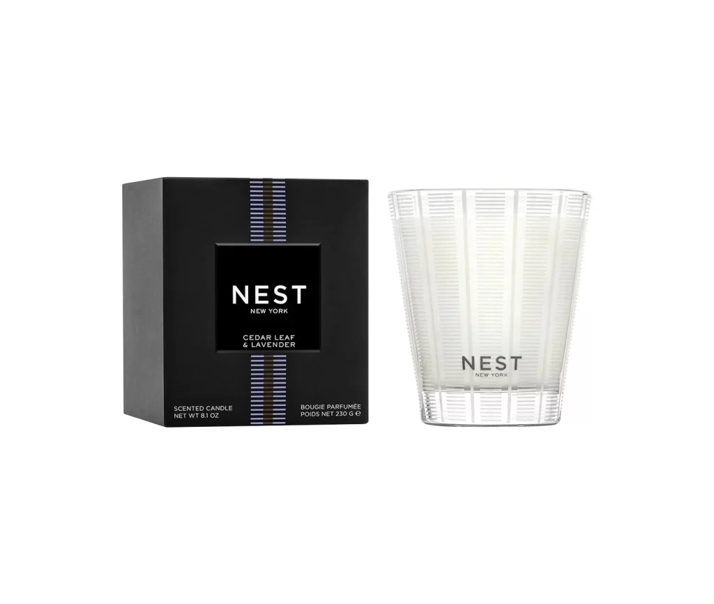 Nest New York Cedar Leaf Lavender Classic Candle Packaging