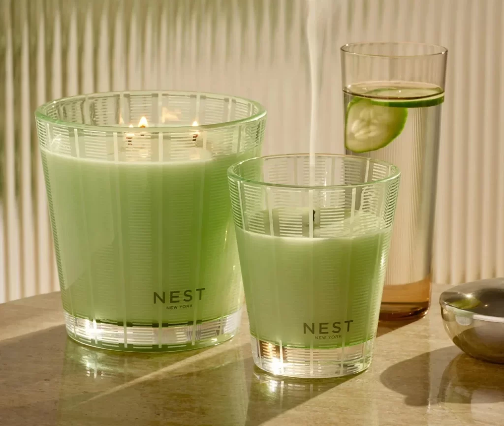 Nest New York Cucumber White Sage 3-Wick Candle Packaging