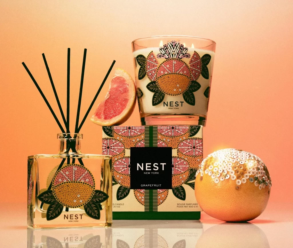 Nest New York Grapefruit Decorative Liquid Diffuser Packaging