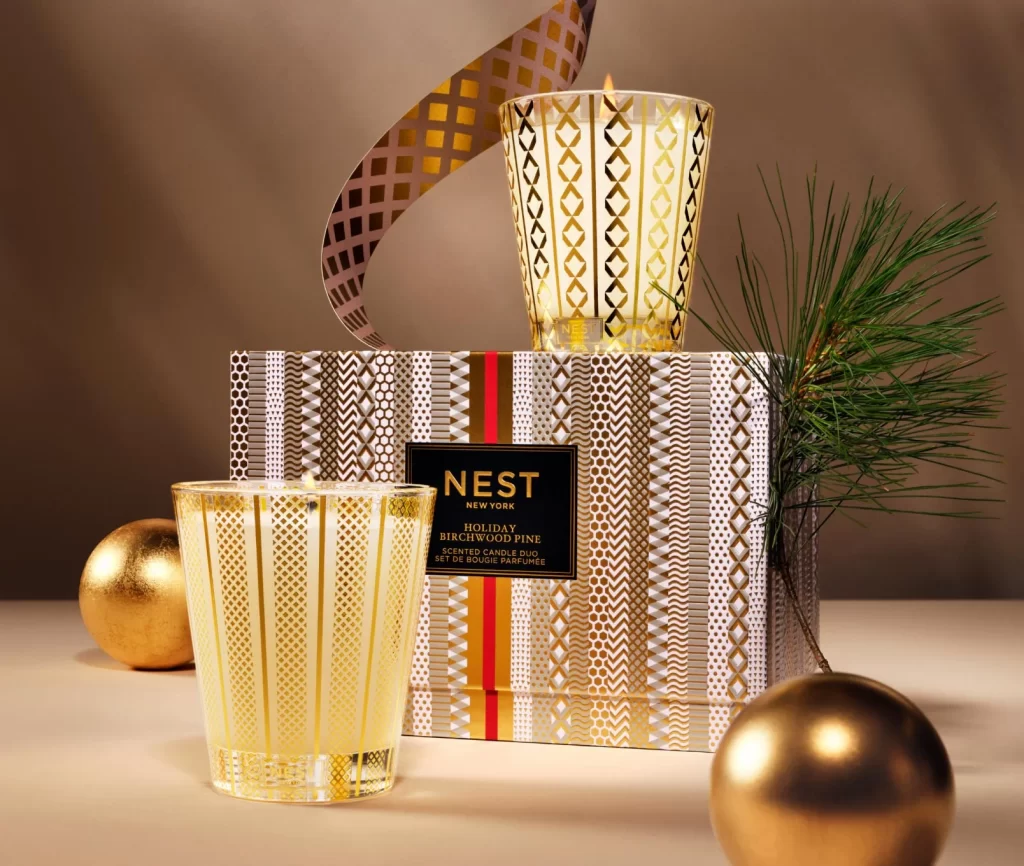 Nest New York Holiday Birchwood Pine Classic Candle Packaging