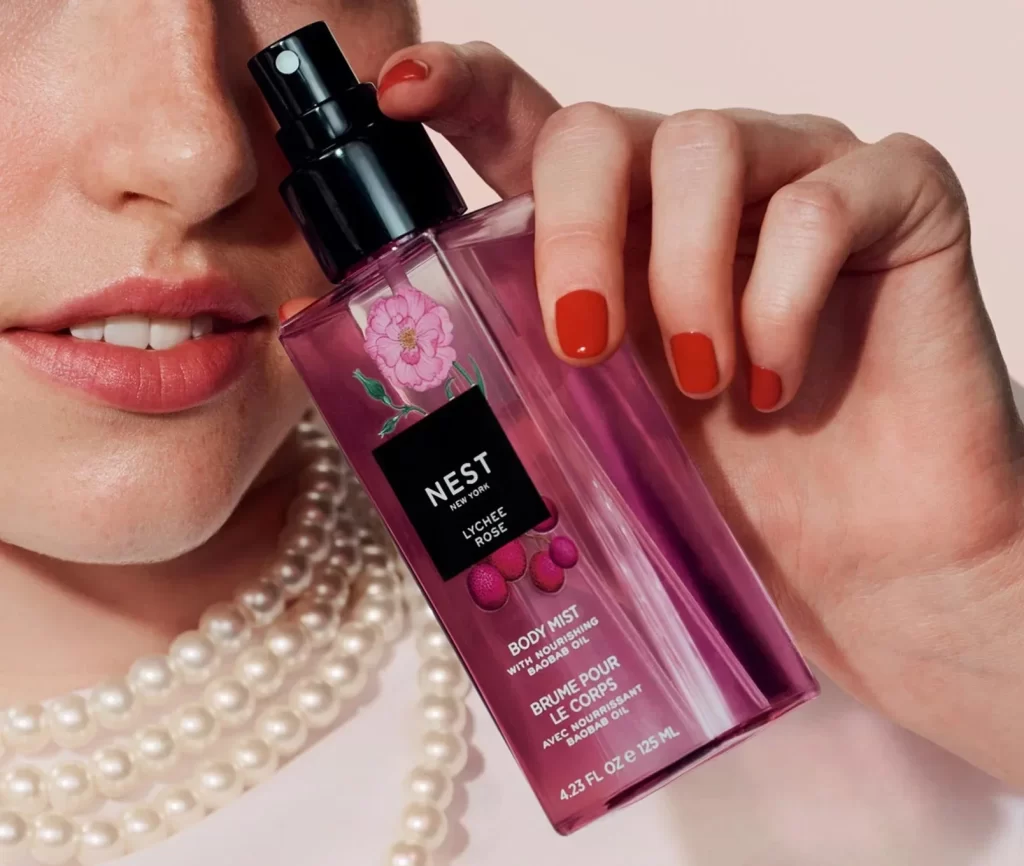 Nest New York Lychee Rose Body Mist Packaging
