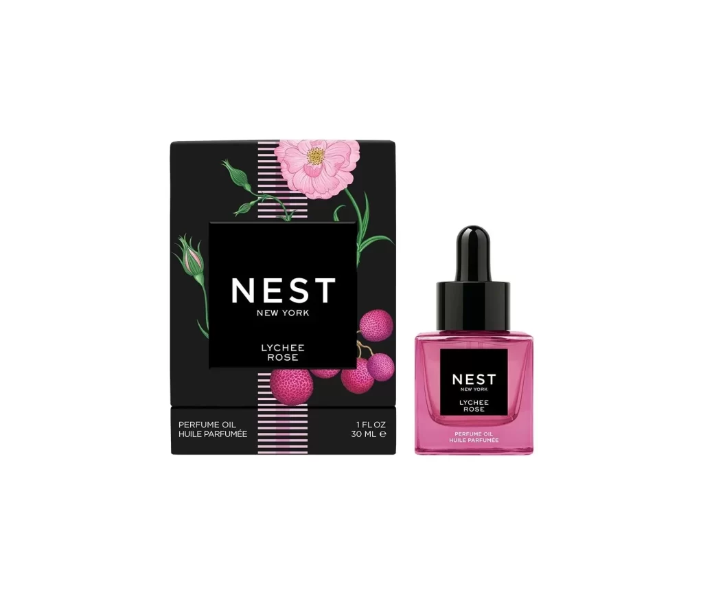 Nest New York Lychee Rose Perfume Oil Packaging