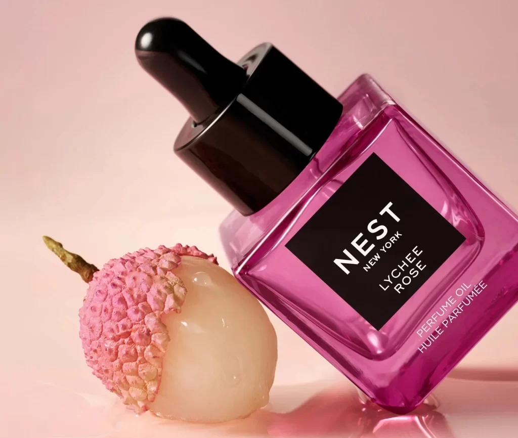 Nest New York Lychee Rose Perfume Oil Packaging