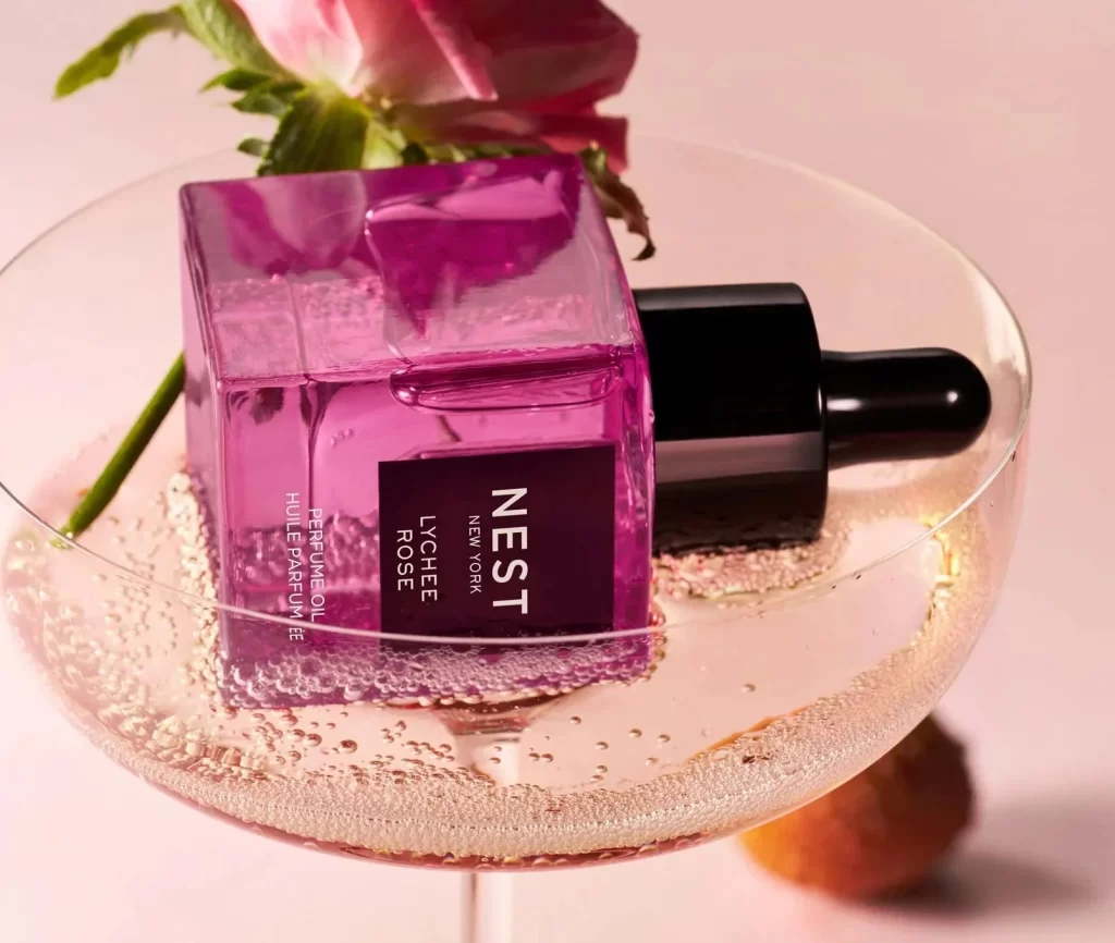 Nest New York Lychee Rose Perfume Oil Packaging