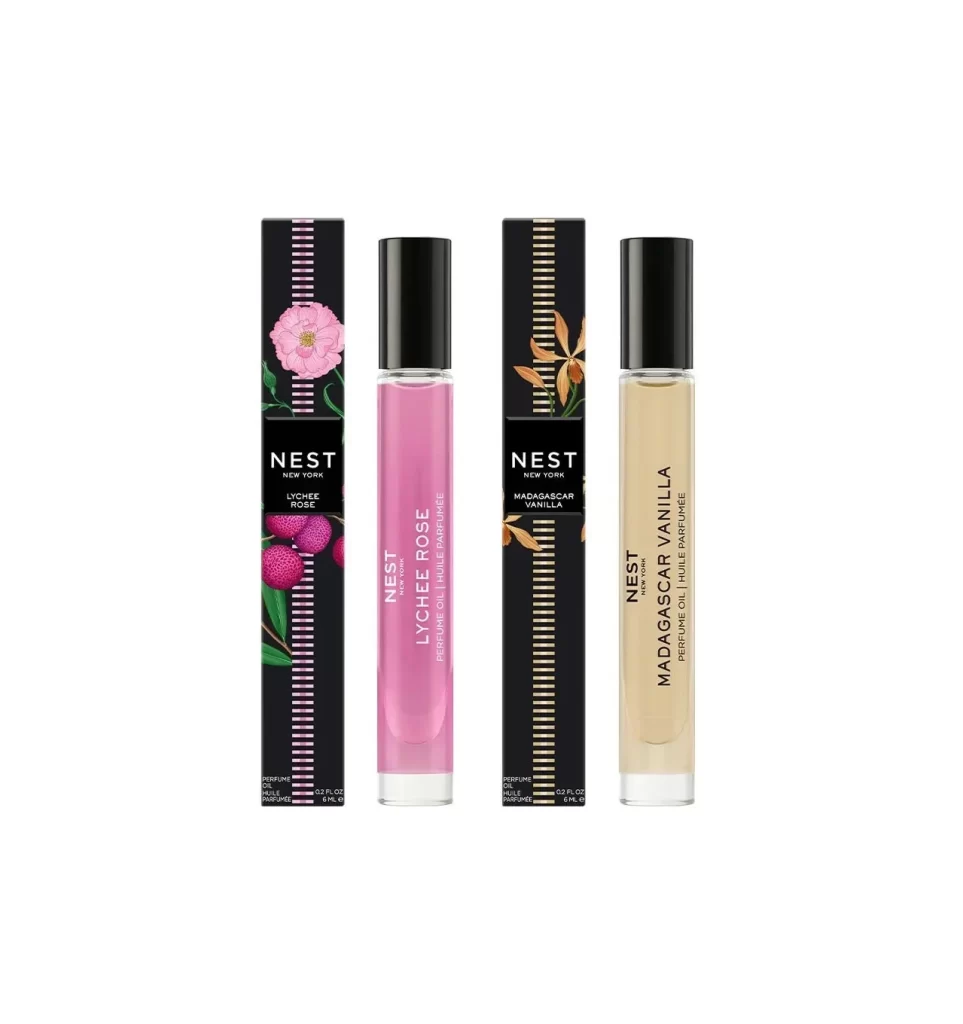 Nest New York Lychee Rose Perfume Oil Packaging