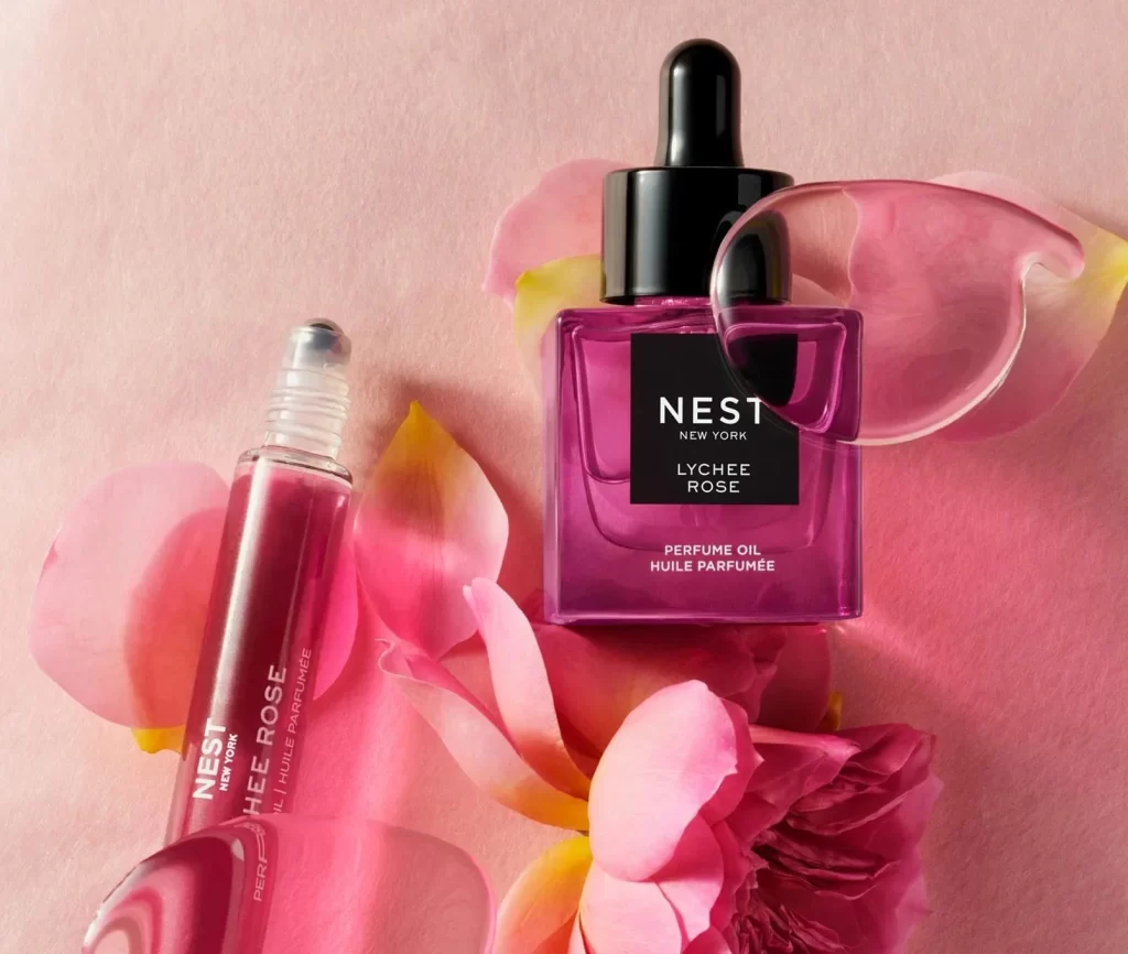Nest New York Lychee Rose Perfume Oil Packaging