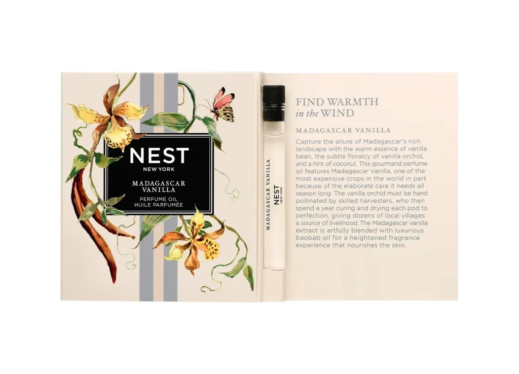 Nest New York Madagascar Vanilla Perfume Oil Packaging