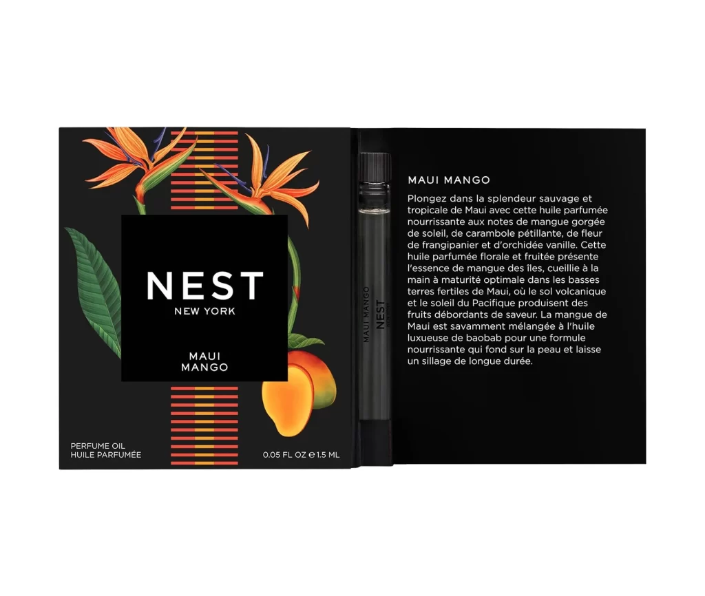 Nest New York NEW Maui Mango Perfume Oil Packaging