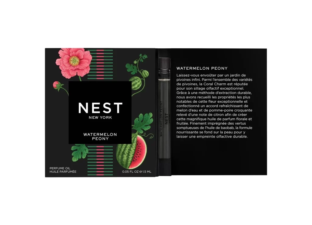 Nest New York NEW Watermelon Peony Perfume Oil Packaging