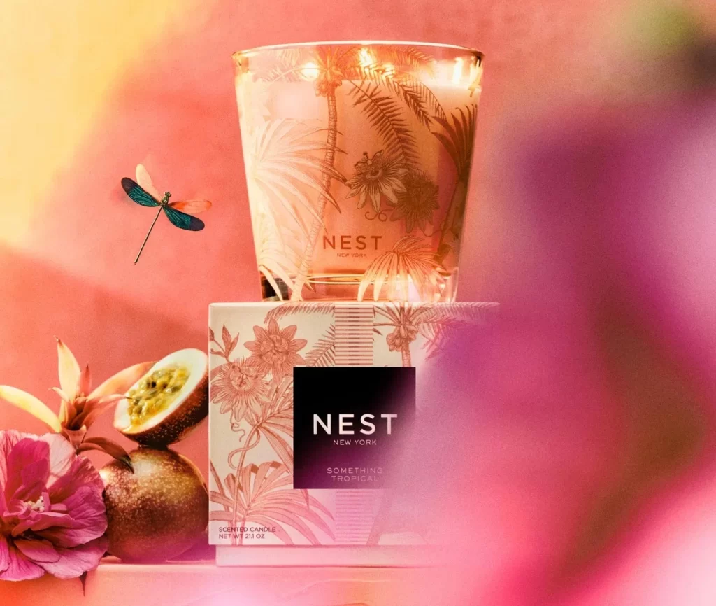 Nest New York Something Tropical Decorative 3-Wick Candle Packaging
