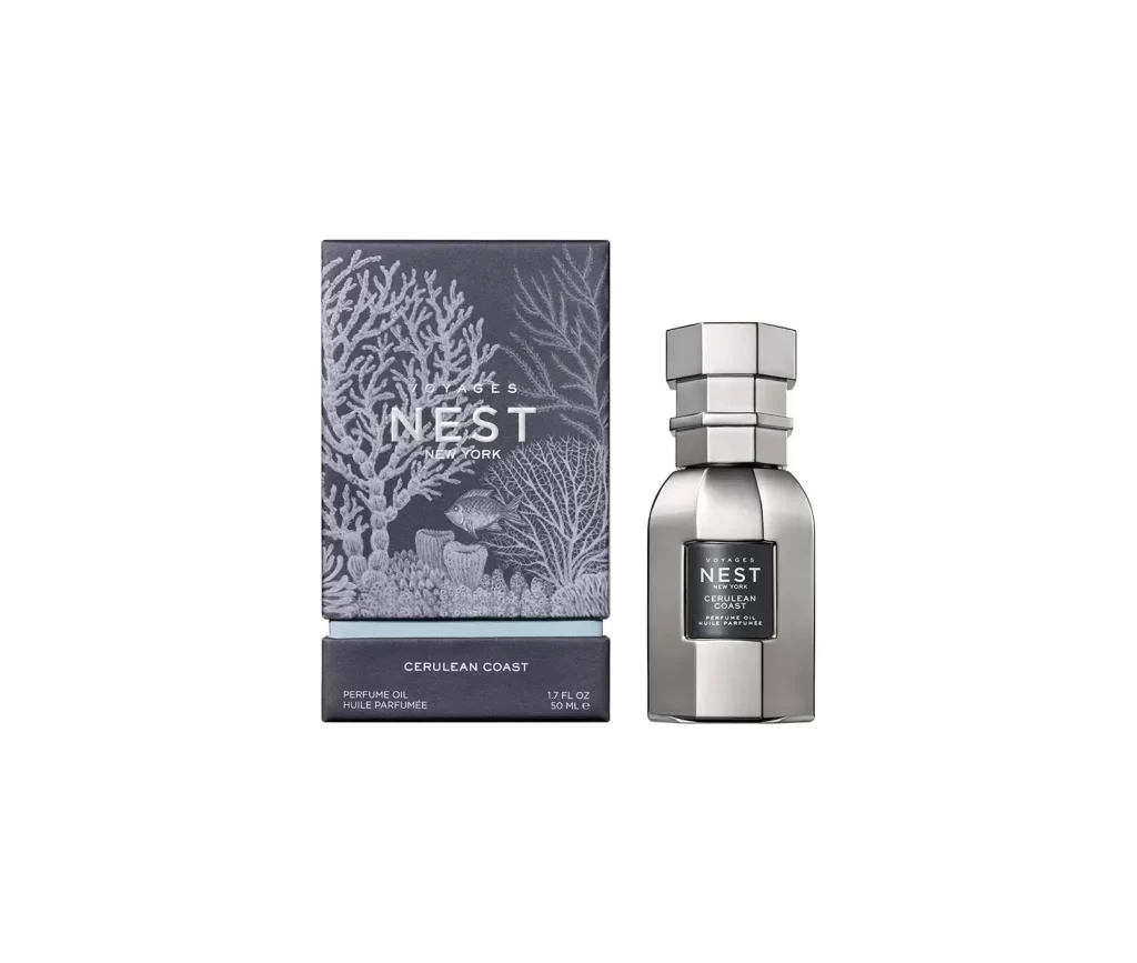 Nest New York VOYAGES Cerulean Coast Perfume Oil Packaging