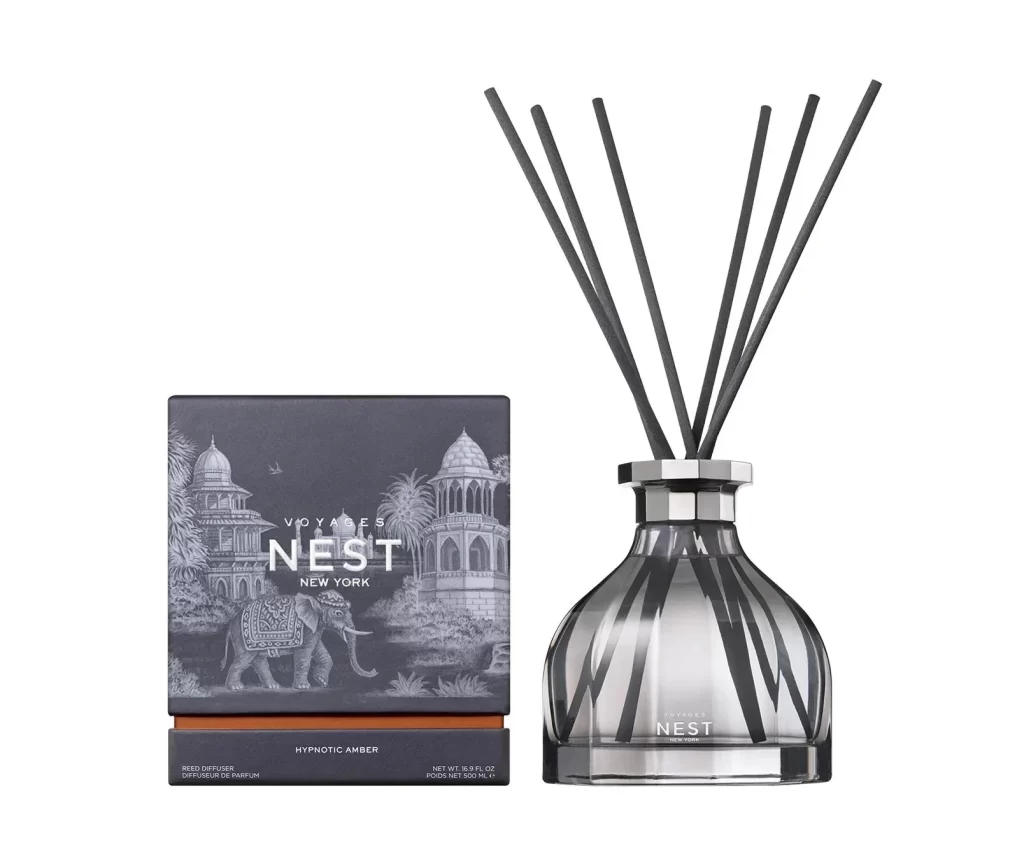 Nest New York VOYAGES Hypnotic Amber Diffuser Packaging