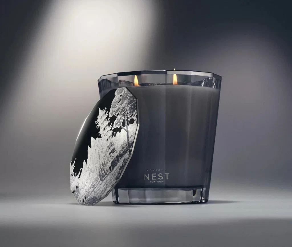 Nest New York VOYAGES Opulent Osmanthus 2-Wick (600g) Candle Packaging