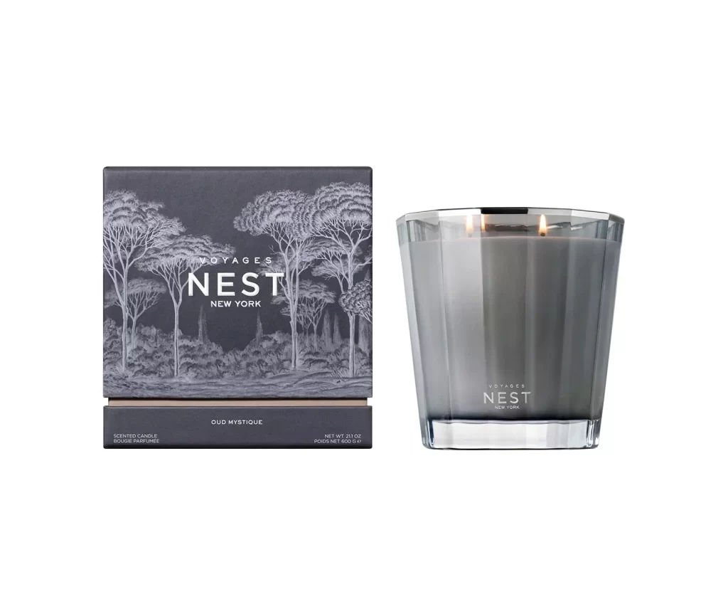 Nest New York VOYAGES Oud Mystique 2-Wick (600g) Candle Packaging